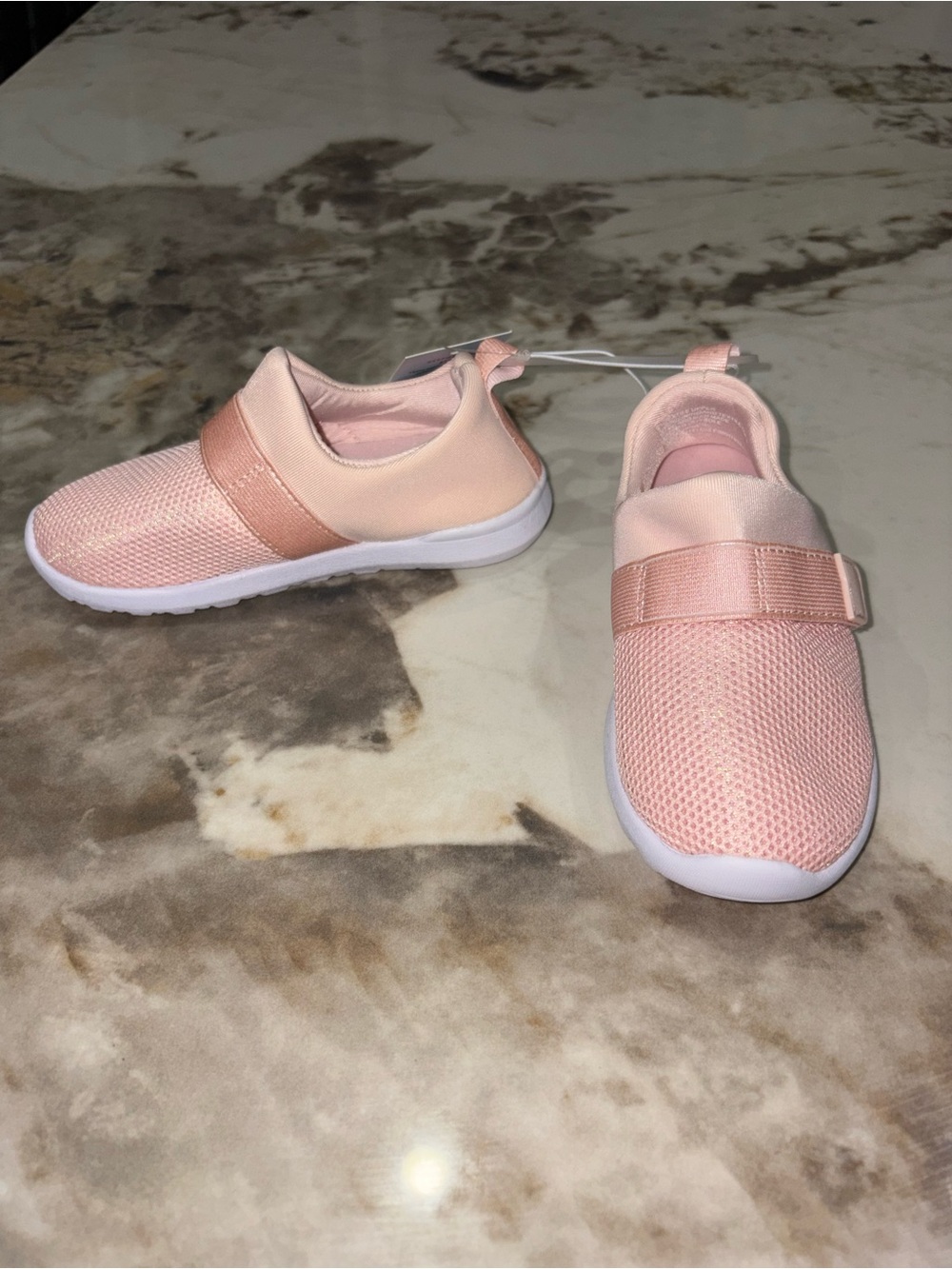 Target Girls Pink Slip-On Athletic Sneakers